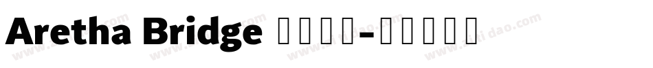 Aretha Bridge 字体下载字体转换